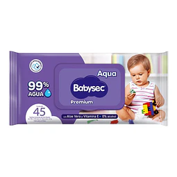 Toallas Húmedas Babysec Premium 45 unid