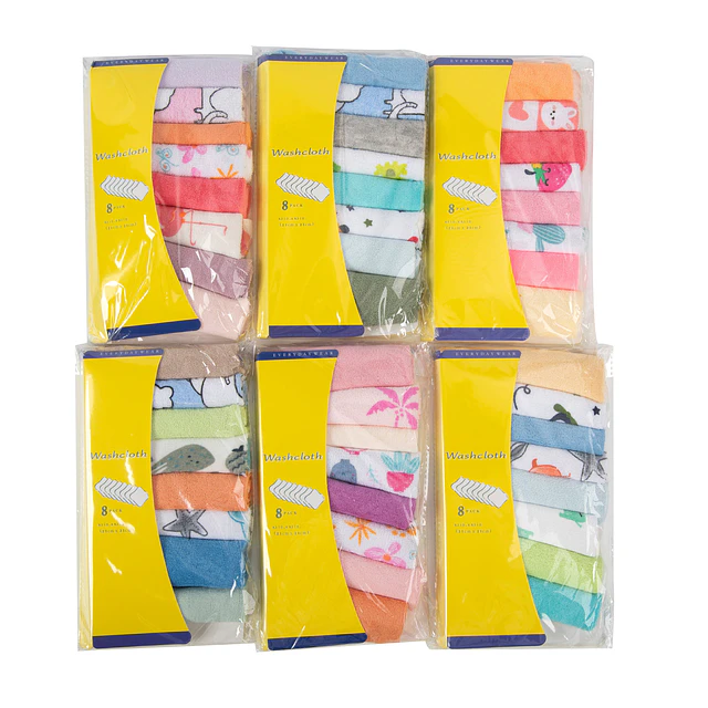 Set 8 PCS Toallas Tuto Para Bebé