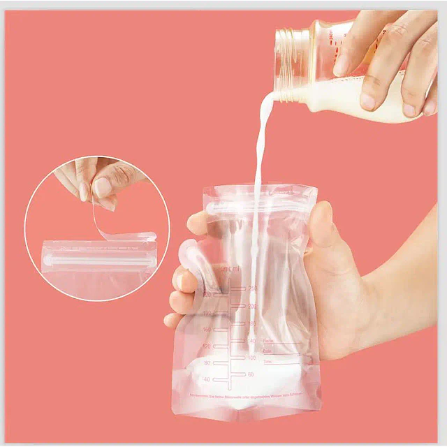 Pack 60 Bolsas Para Guardar Leche Maternal