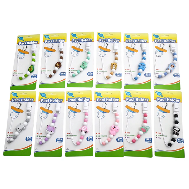 Cadena Silicona Portachupetes