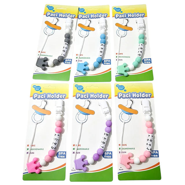 Cadena Silicona Portachupetes