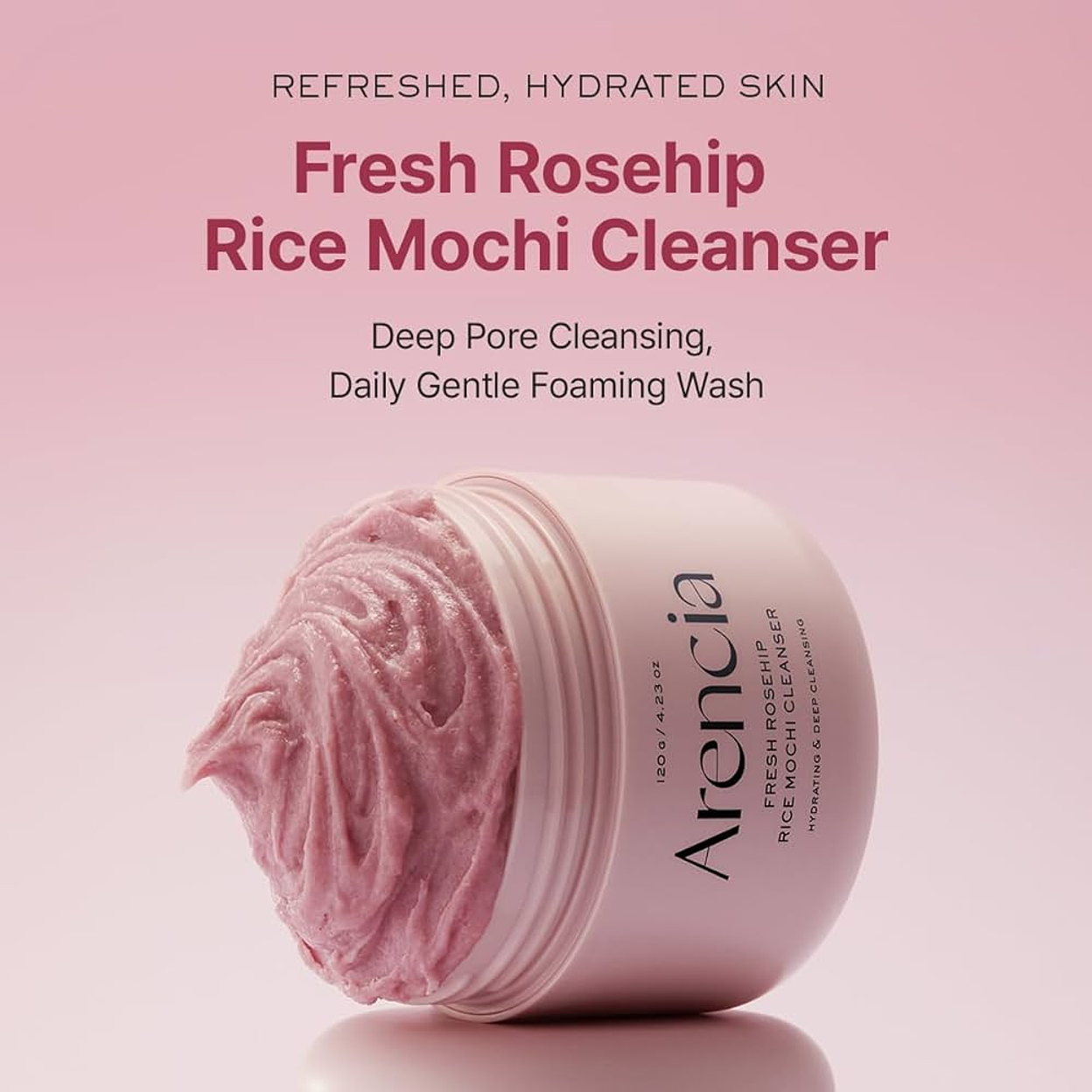 Fresh Rosehip Rice Mochi Cleanser 2