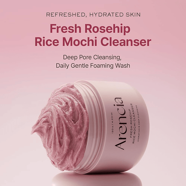 Fresh Rosehip Rice Mochi Cleanser 2