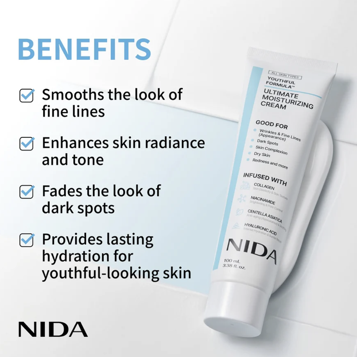 Crema humectante definitiva NIDA Youthful Formula 4