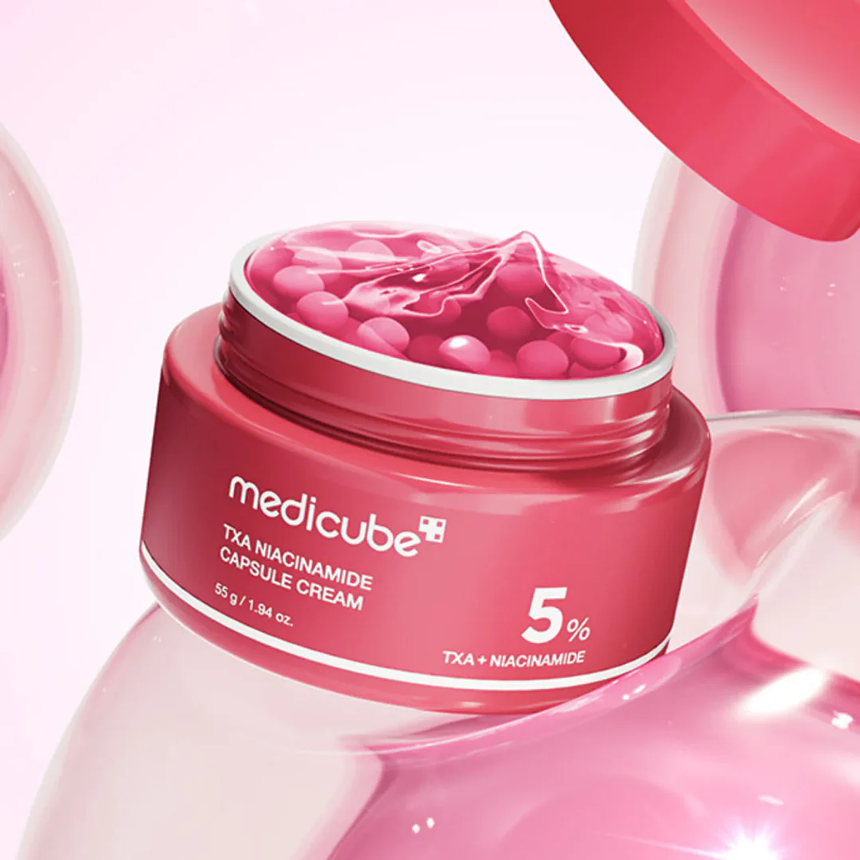 medicube - Crema Facial TXA Niacinamide Capsule Cream 2