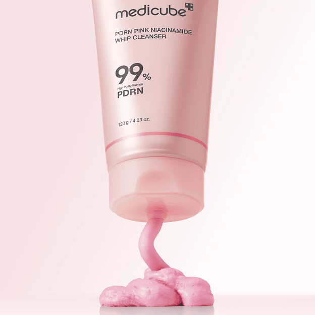 medicube - Limpiador PDRN Pink Niacinamide Whip Cleanser 120g 2