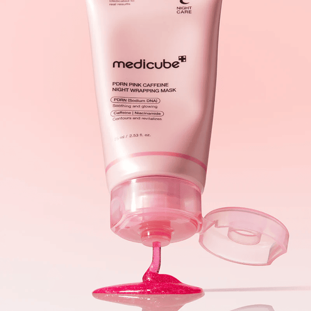 medicube - Mascarilla Nocturna PDRN Pink Caffeine Night Wrapping Mask 2