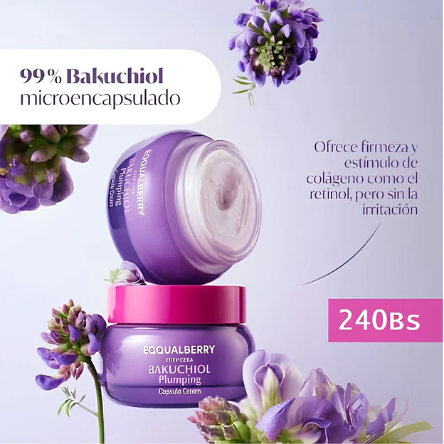 EQQUALBERRY - Crema Hidratante Bakuchiol Plumping Capsule Cream 2