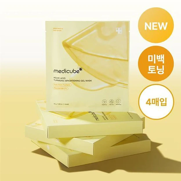 medicube - Kojic Acid Turmeric Brightening Gel Mask Set   3