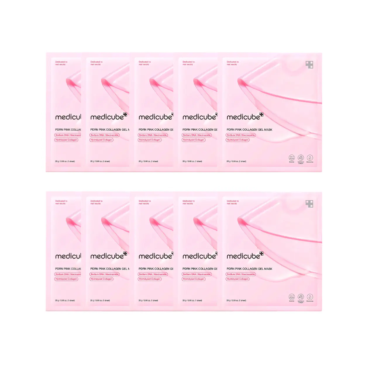 Medicube - PDRN Pink Collagen Gel Mask PACKS 3