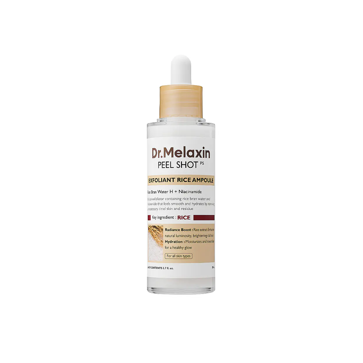 Dr.Melaxin - Peel Shot Exfoliating White Rice Ampoule 1