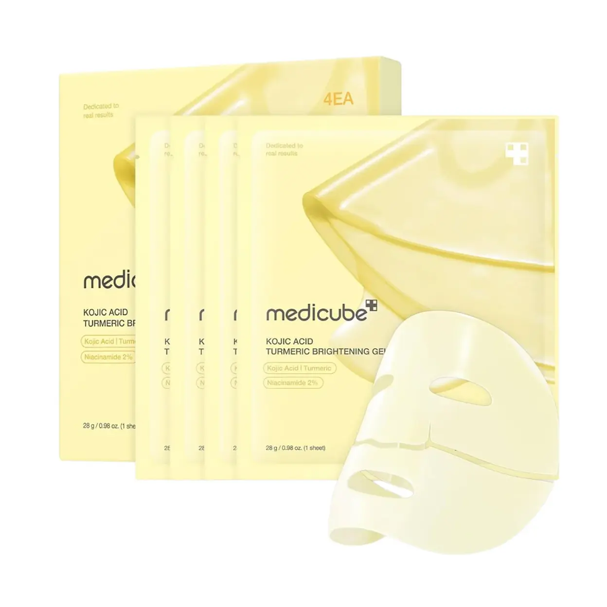 medicube - Kojic Acid Turmeric Brightening Gel Mask Set   5