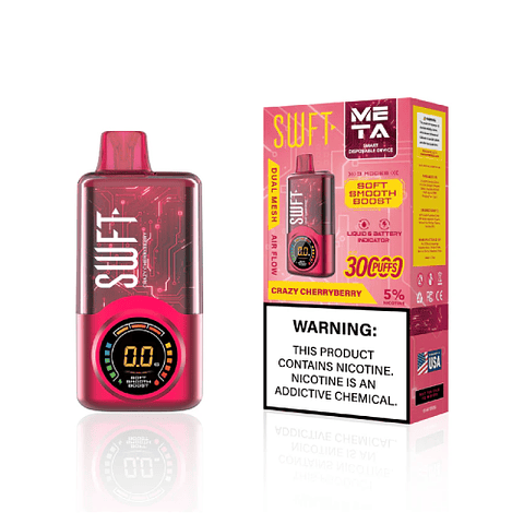 SWFT META  30.000 PUFF'S - CRAZY CHERRYBERRY