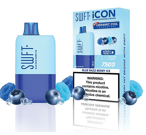 SWFT icon 7500 PUFF - BLUE RAZZ BERRY ICE 
