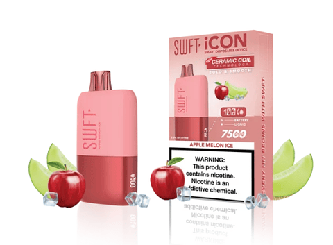 SWFT icon 7500 PUFF - APPLE MELON ICE 