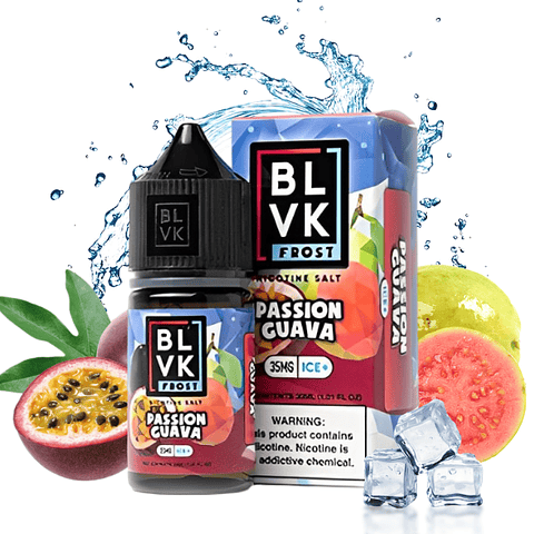 BLVK FROST PASSION GUAVA  ICE+ SALT