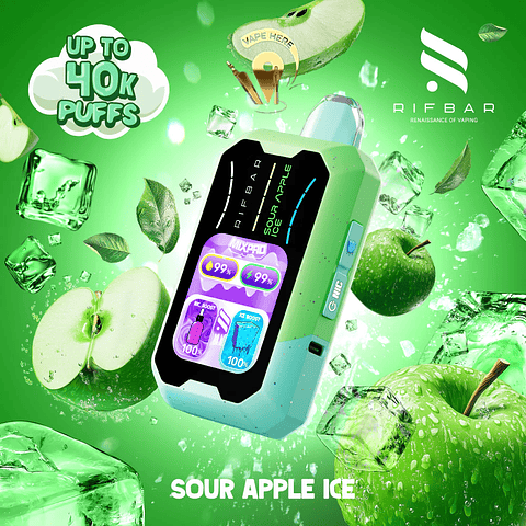 MIXPRO 40K PUFFS -  SOUR APPLE ICE 