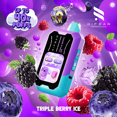 MIXPRO 40K PUFFS - TRIPLE BERRY ICE 