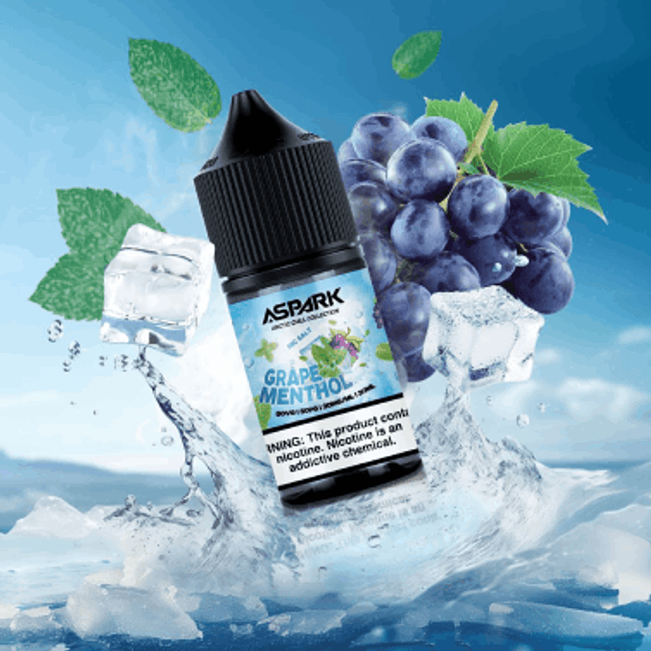 Aspark Artic Chill - Grape Menthol salt  1