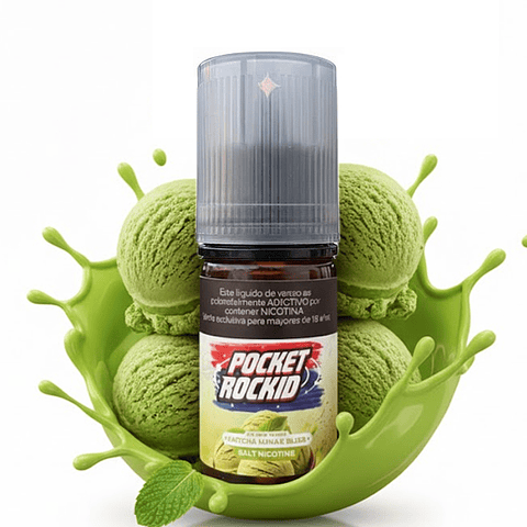 POCKET ROCKID Salt 30MG – Matcha Lunar Bliss