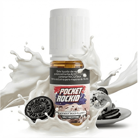 POCKET ROCKID Salt 30MG – Milkyway Maxflurry