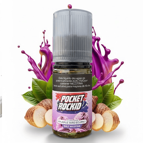 POCKET ROCKID Salt 30MG – Purple Taro Eclipse