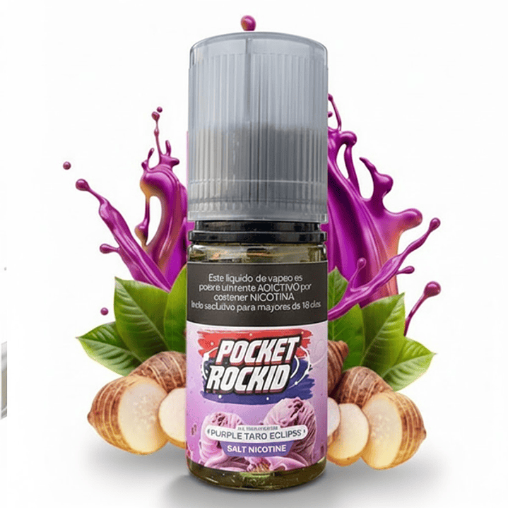 POCKET ROCKID Salt 30MG – Purple Taro Eclipse 1