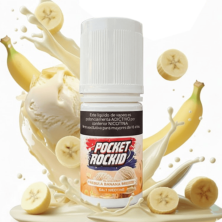 POCKET ROCKID Salt 30MG – Nebula Banana Freeze 1