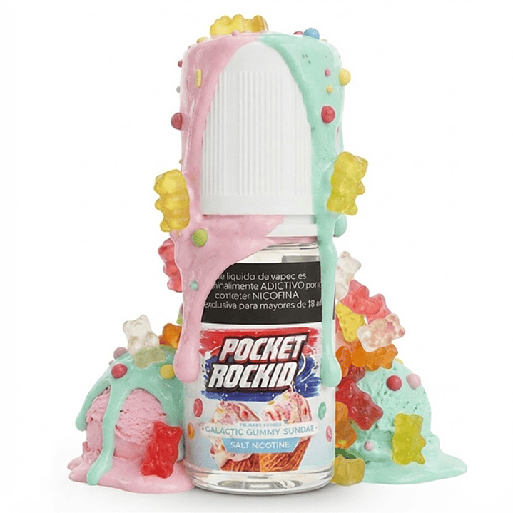 POCKET ROCKID Salt 30MG –  Galactic Gummy Sundae 1