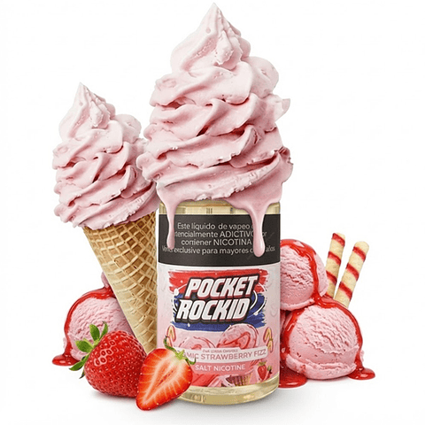 POCKET ROCKID Salt 30MG – Cosmic Strawberry Fizz