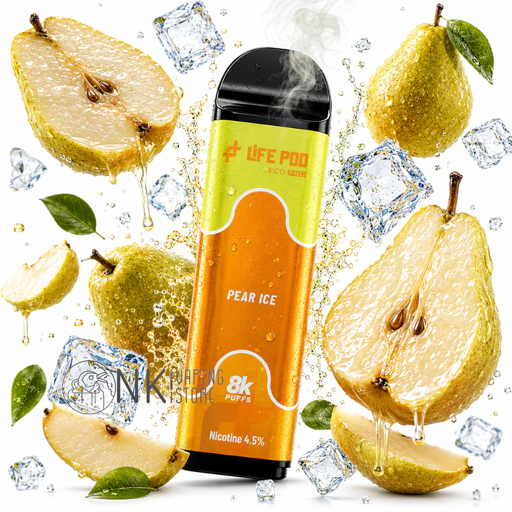 LIFE POD REFILL 8000 PUFF - PEAR ICE  1