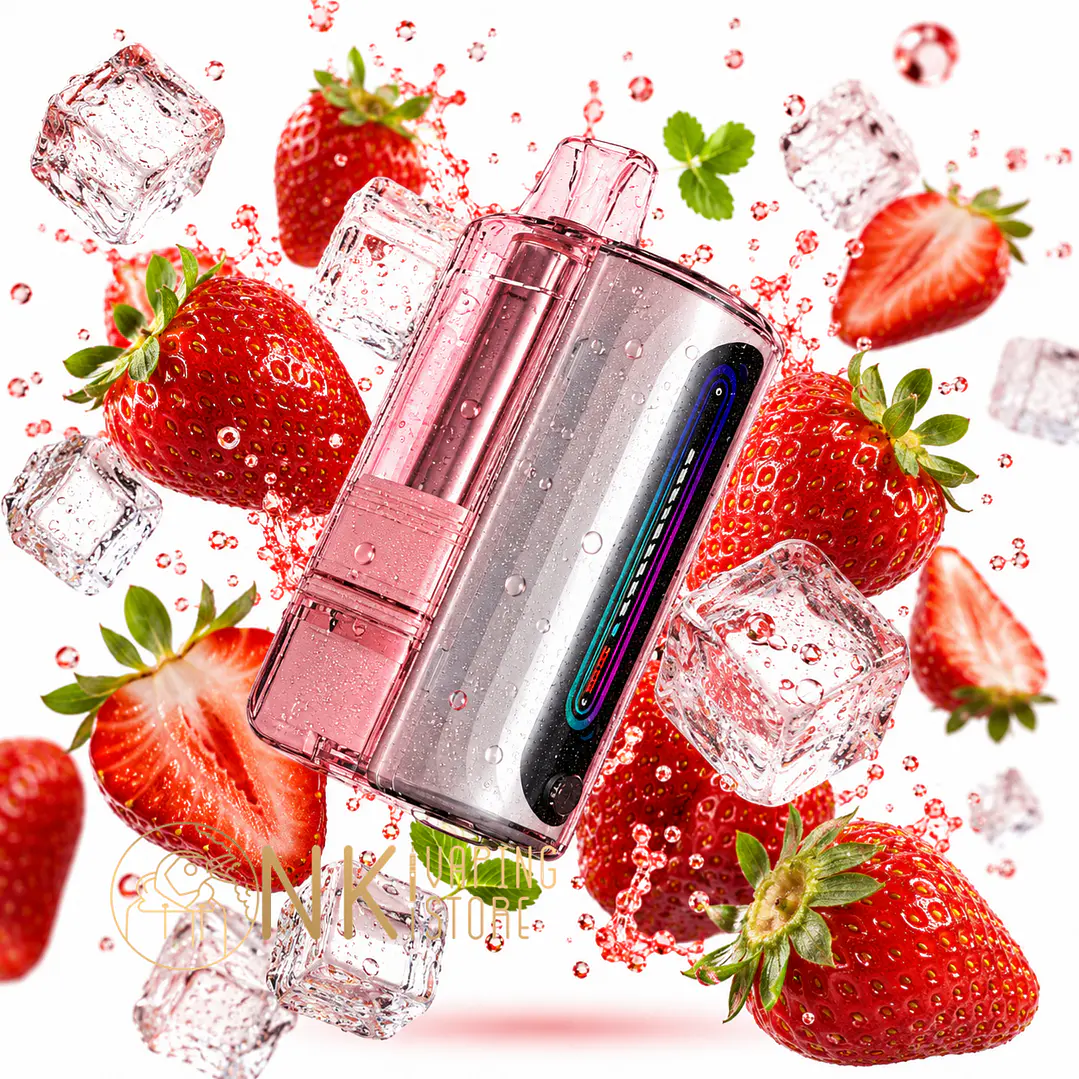 Elux MAXPO KIT SEMI DESECHABLE 50.000 PUFF - STRAWBERRY ICE  1