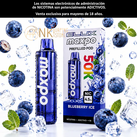 Elux MAXPO PREFILLED POD - ARANDANO ICE 
