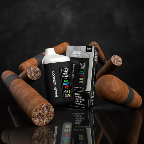 BLVK BAR DESECHABLE 20K PUFF - BURLEY TOBACCO