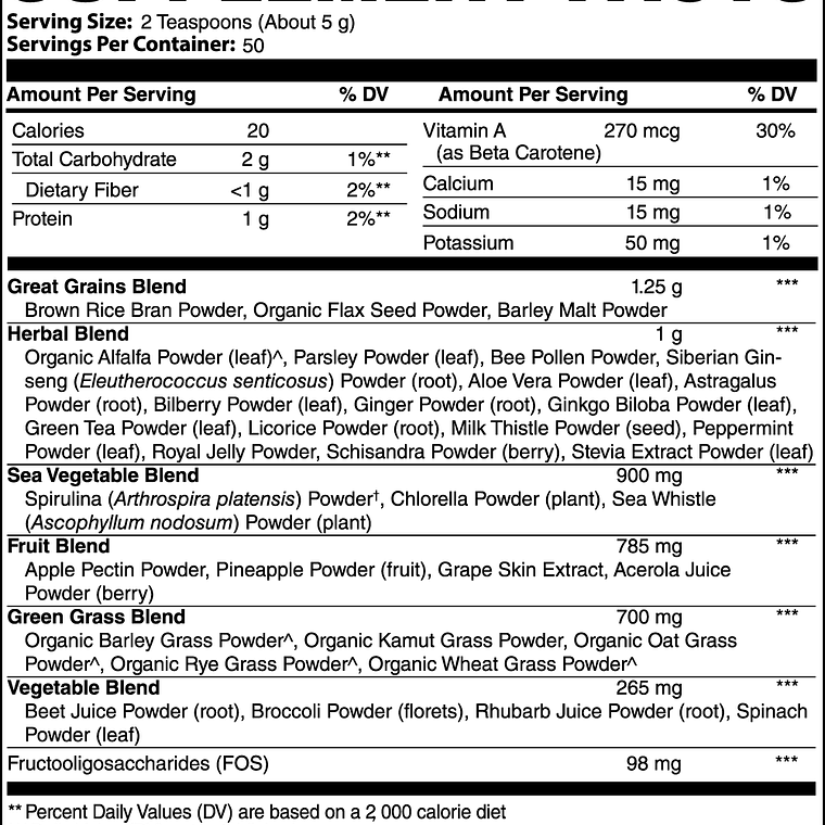 Ultra Cleanse Smoothie Greens 2