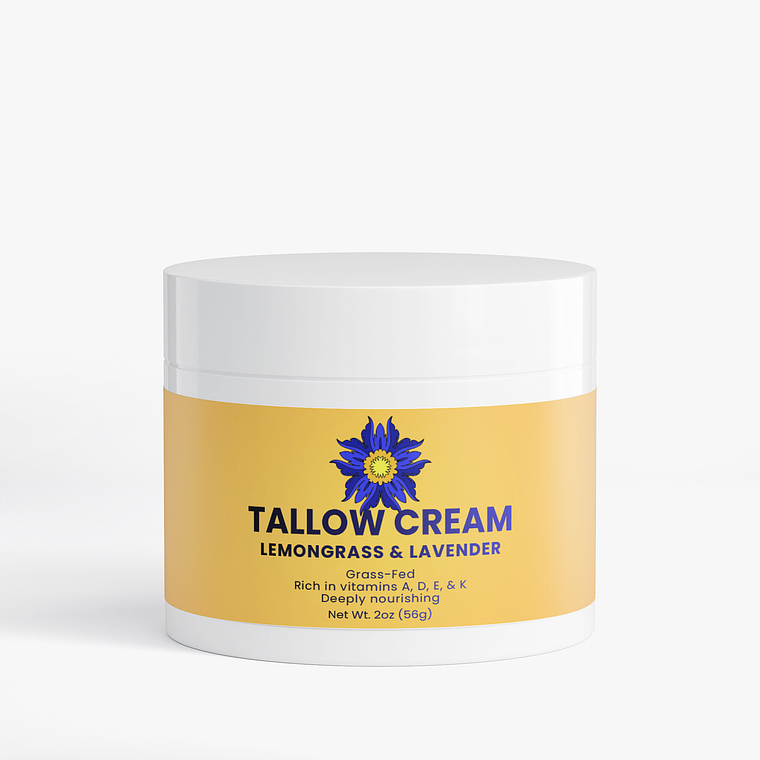 Tallow Cream Lemongrass & Lavender 1