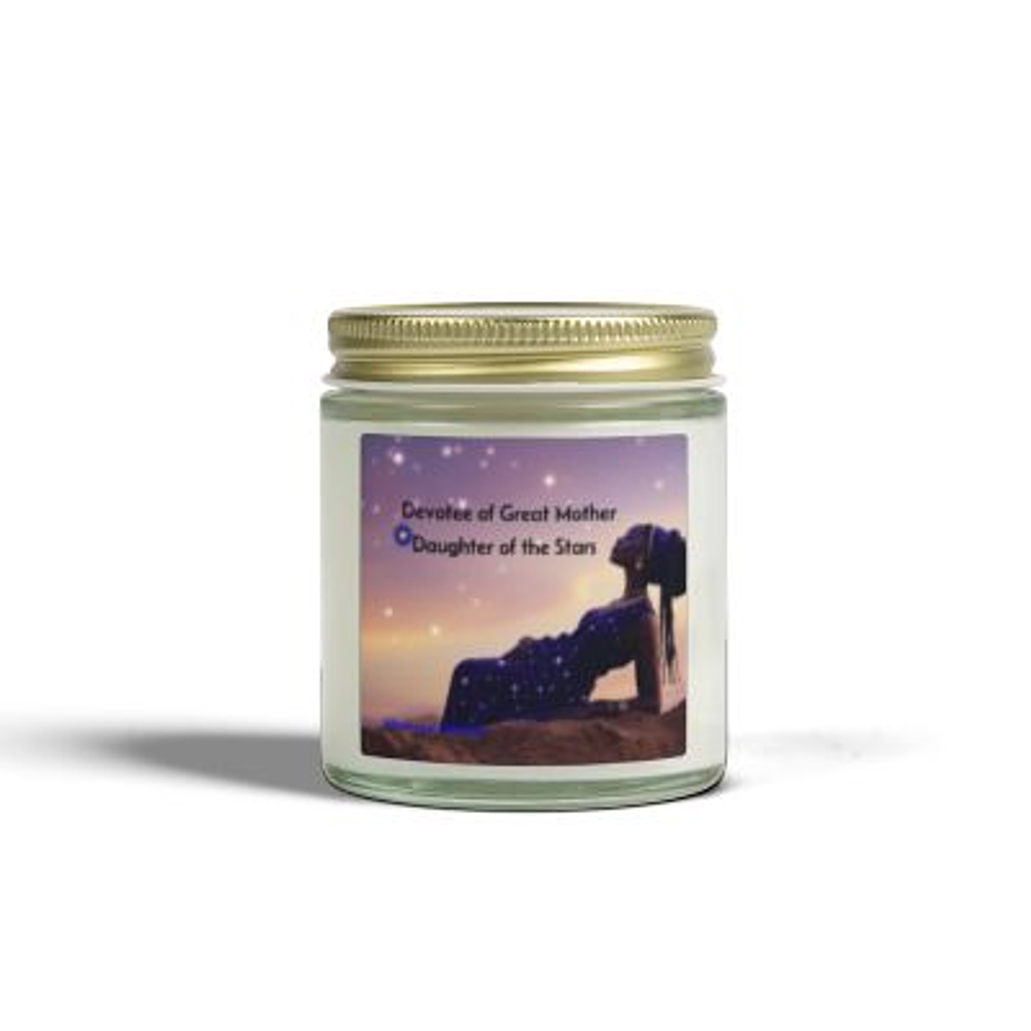Devotee of Great Mother - Coconut Apricot Scented Candle 2