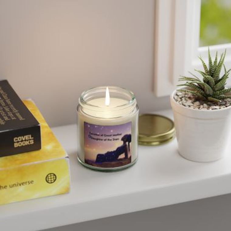 Devotee of Great Mother - Coconut Apricot Scented Candle 3