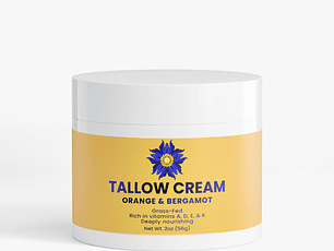 Tallow Cream Orange & Bergamot