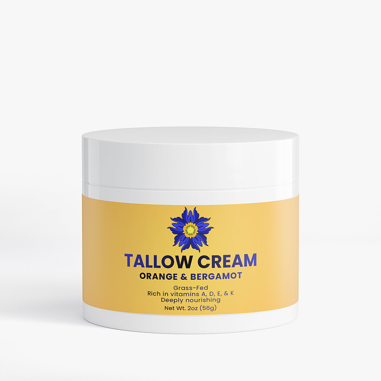 Tallow Cream Orange & Bergamot 1