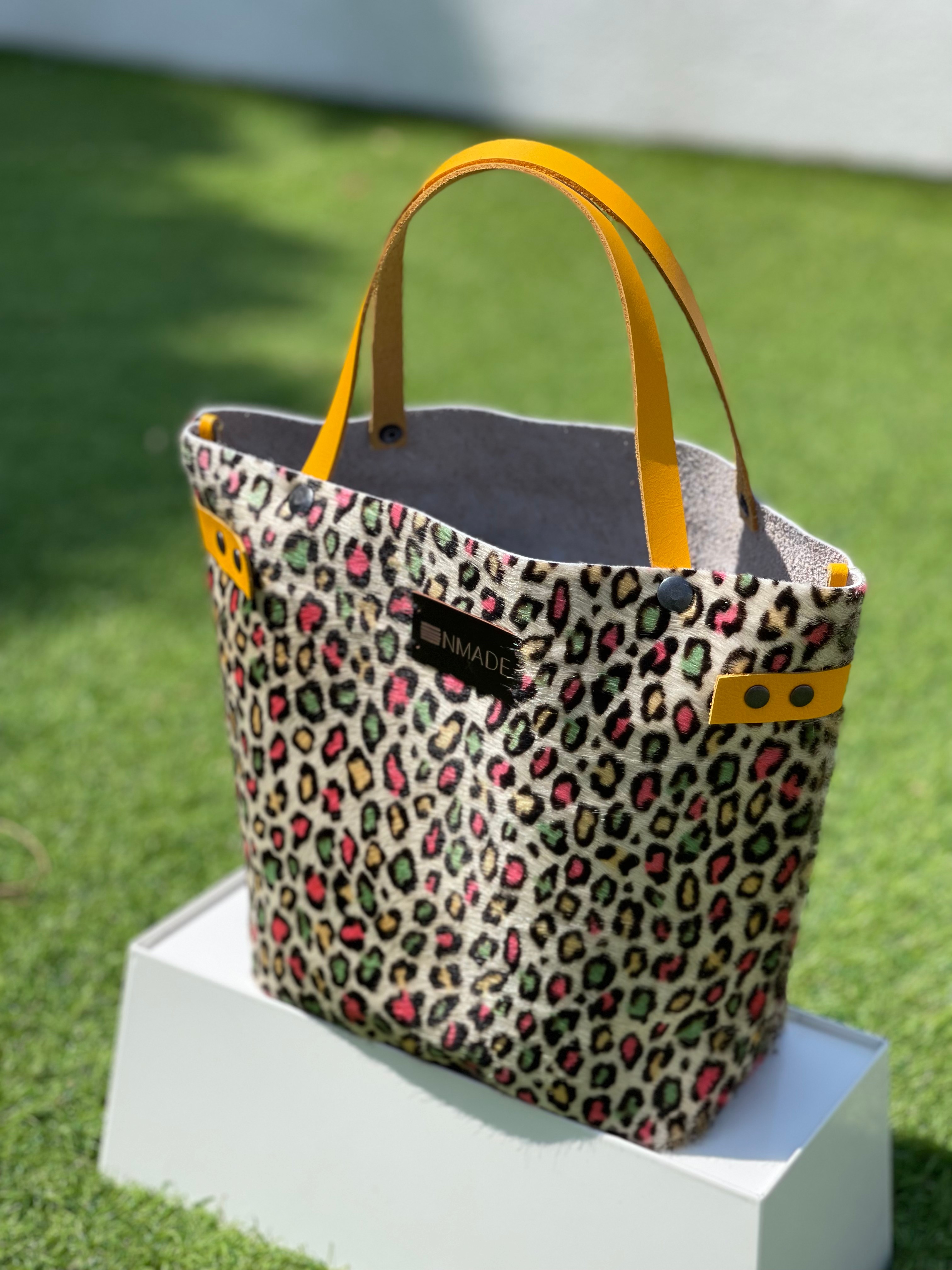 Mini ToteBag Colored Animal Print