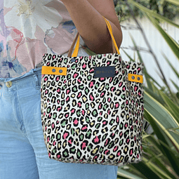 Mini ToteBag Colored Animal Print