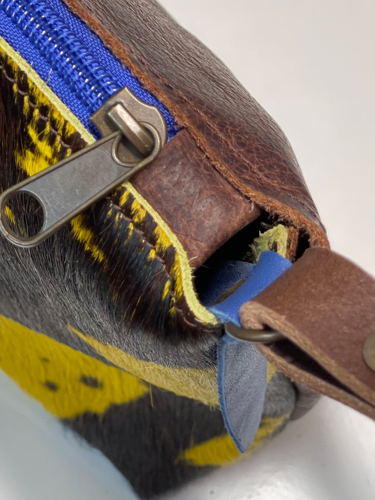 Clutch ANNA Yellow&Brown 5