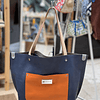 Leather Collection - the tote (blue)