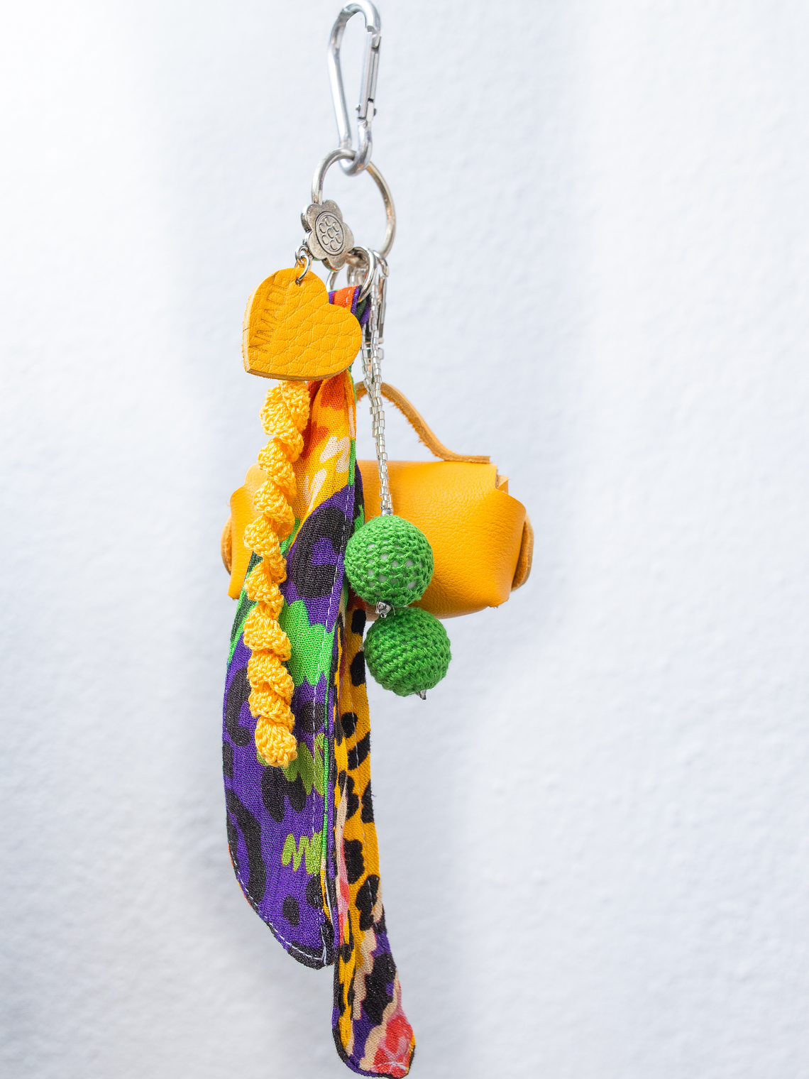 Bag Charm Little Yellow Heart 5