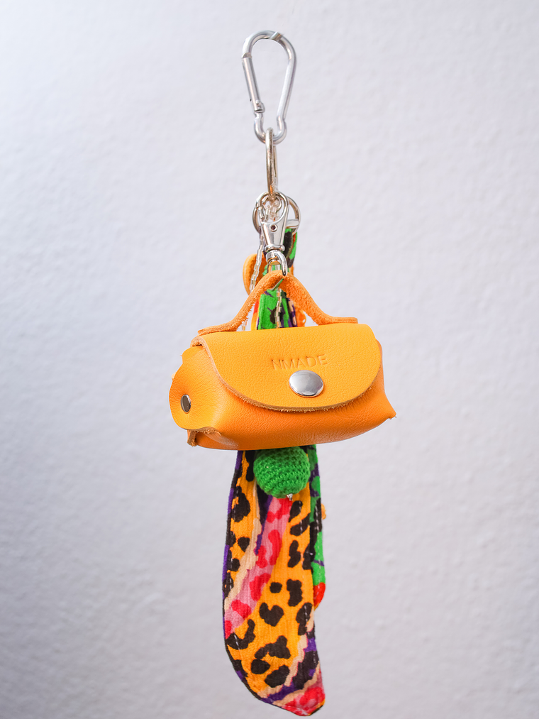 Bag Charm Little Yellow Heart 1