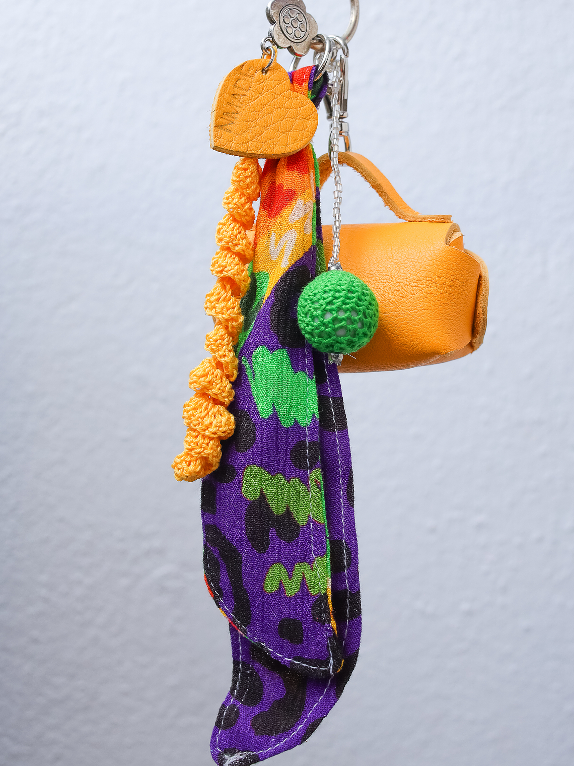 Bag Charm Little Yellow Heart 6