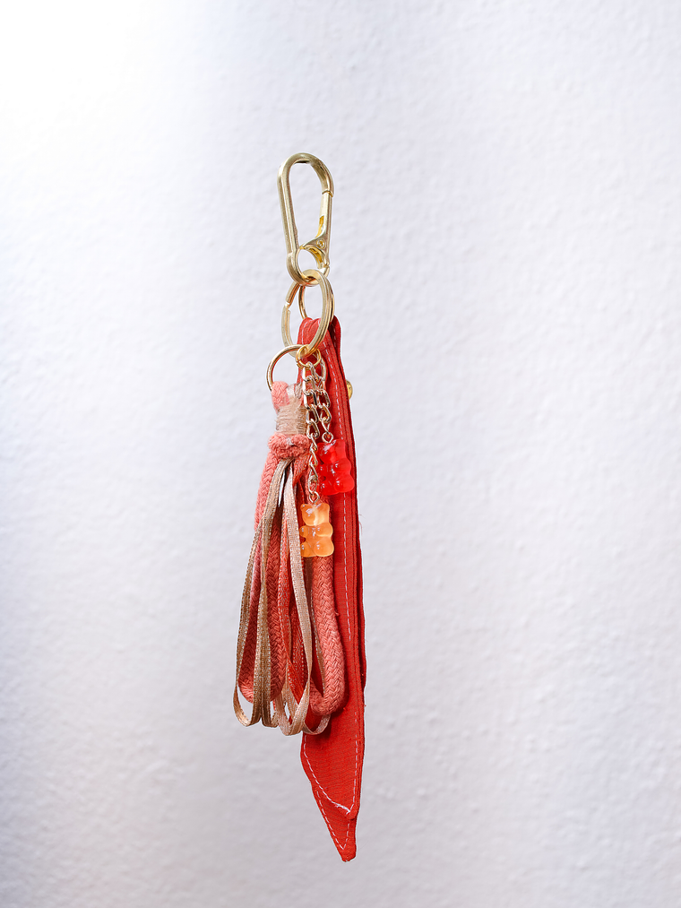 Bag Charm Salmon  6