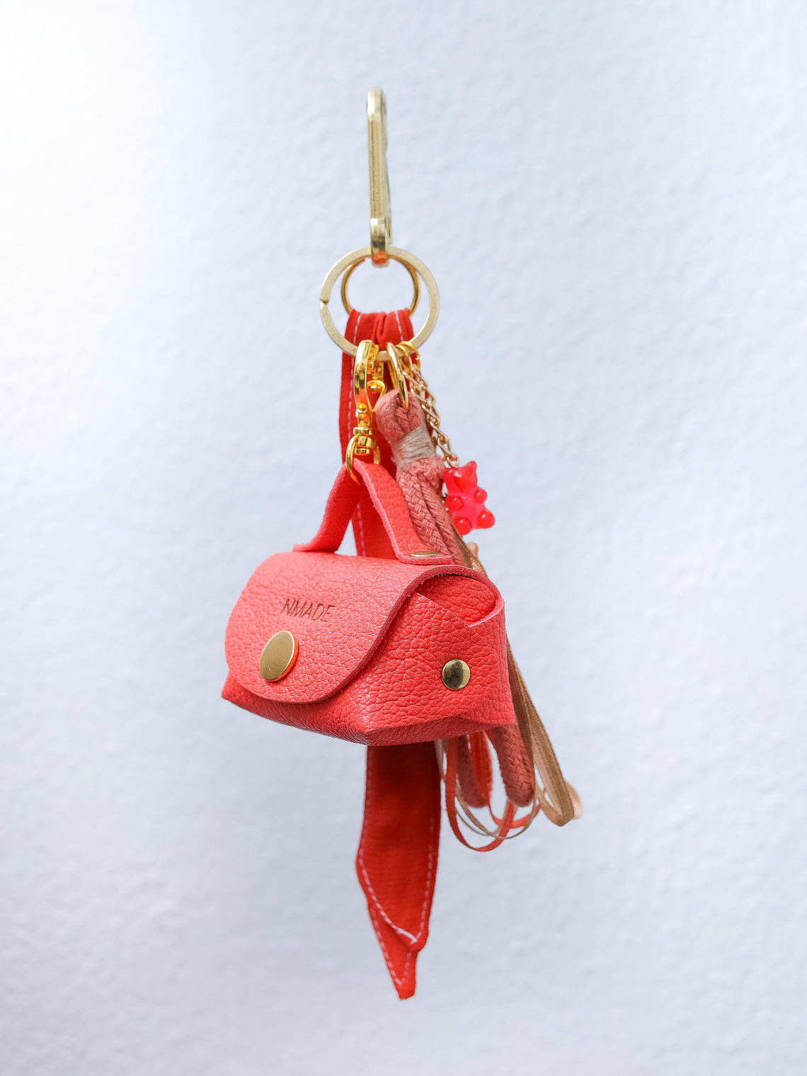 Bag Charm Salmon  7