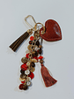 Bag Charm Terracota Heart - thumbnail 1